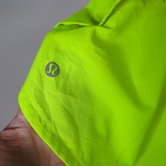 Lululemon Speed Up Mid-Rise Short 4" Highlight Yellow Size 14 - Picture 4 of 6